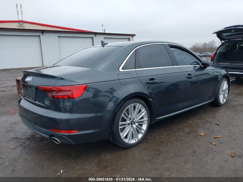 2017 AUDI A4 2.0T PREMIUM - WAUFNAF42HN037719