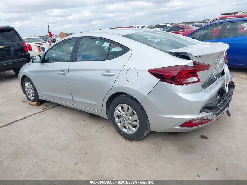 2019 HYUNDAI ELANTRA SE - 5NPD74LF3KH492954