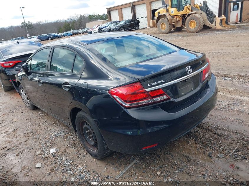 2015 HONDA CIVIC LX - 19XFB2F54FE284901
