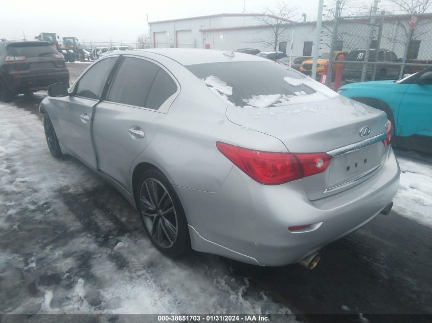 2014 INFINITI Q50 SPORT - JN1BV7AR0EM704444
