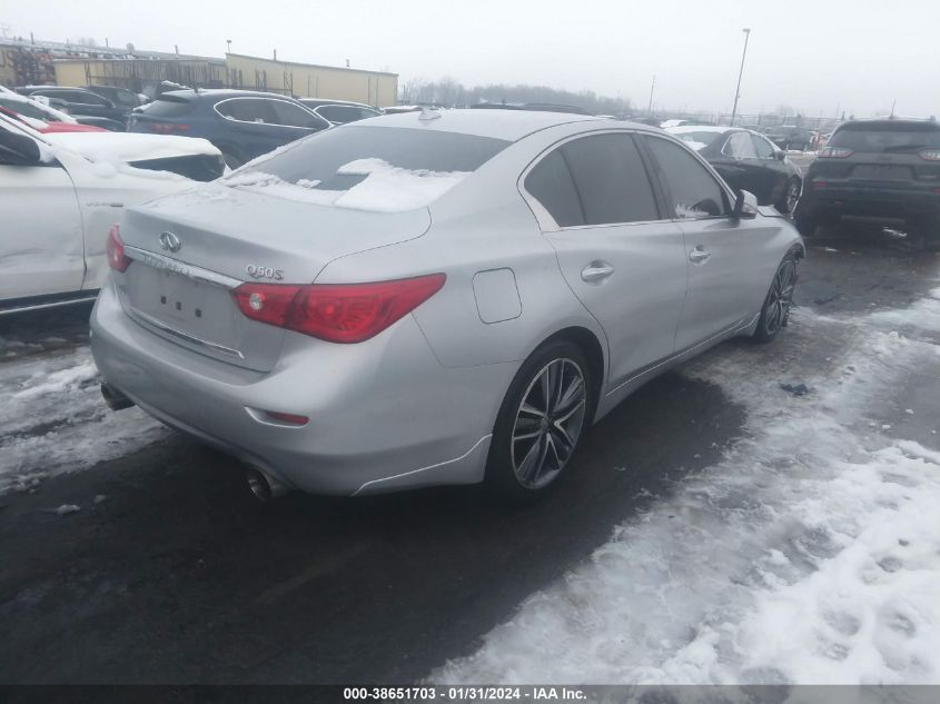 2014 INFINITI Q50 SPORT - JN1BV7AR0EM704444