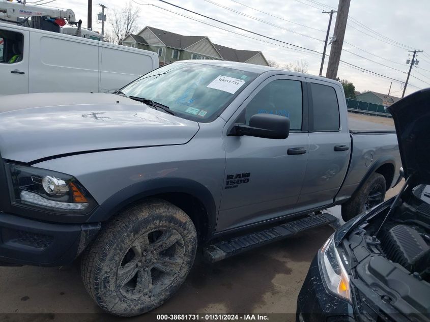 2021 RAM 1500 CLASSIC WARLOCK QUAD CAB 4X4 6'4 BOX - 1C6RR7GG6MS502019