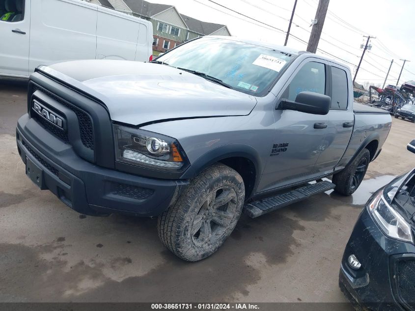 2021 RAM 1500 CLASSIC WARLOCK QUAD CAB 4X4 6'4 BOX - 1C6RR7GG6MS502019