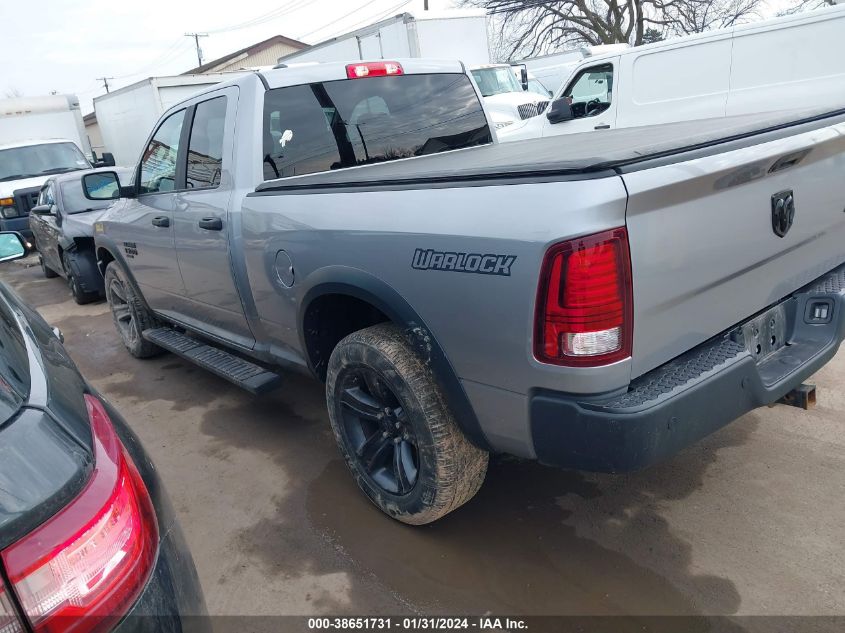 2021 RAM 1500 CLASSIC WARLOCK QUAD CAB 4X4 6'4 BOX - 1C6RR7GG6MS502019