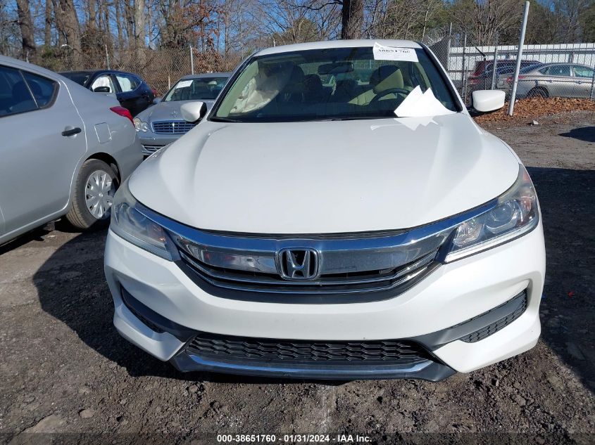 2017 HONDA ACCORD LX - 1HGCR2F38HA068215