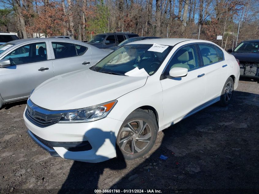 2017 HONDA ACCORD LX - 1HGCR2F38HA068215