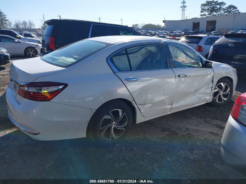2017 HONDA ACCORD LX - 1HGCR2F38HA068215