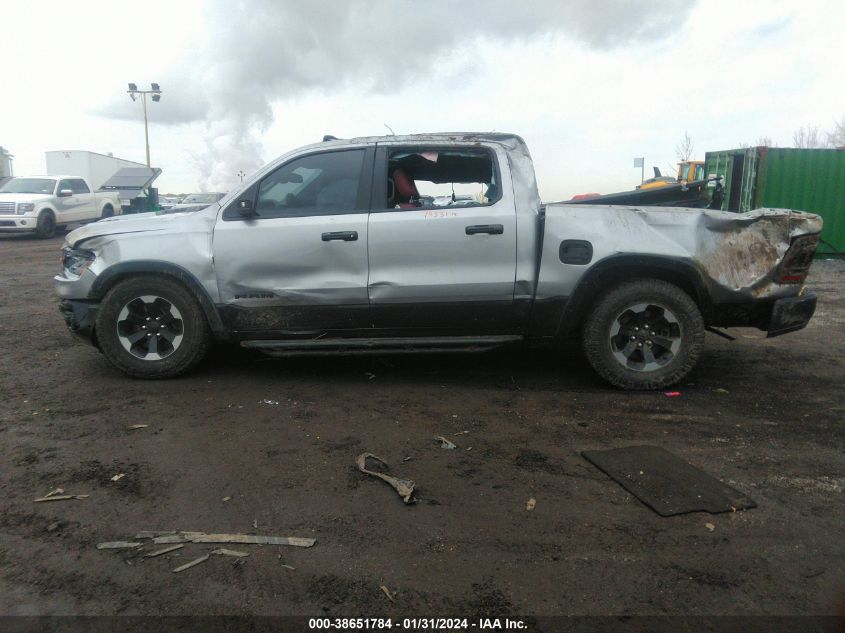2019 RAM 1500 REBEL  4X4 5'7 BOX - 1C6SRFLT0KN582900
