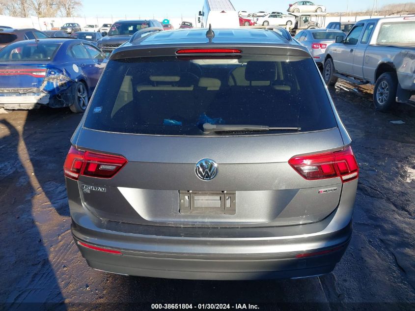 2019 VOLKSWAGEN TIGUAN 2.0T SE/2.0T SEL/2.0T SEL R-LINE/2.0T SEL R-LINE BLACK - 3VV2B7AX4KM088690