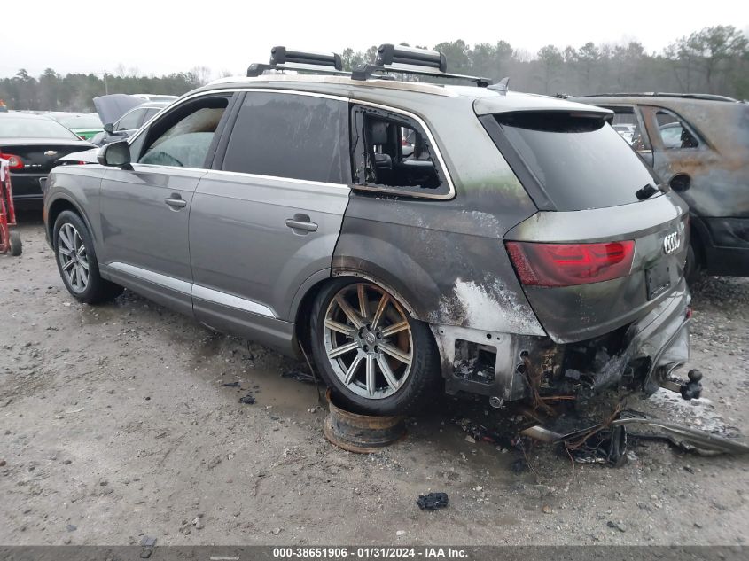 2017 AUDI Q7 3.0T PREMIUM - WA1LAAF70HD037813