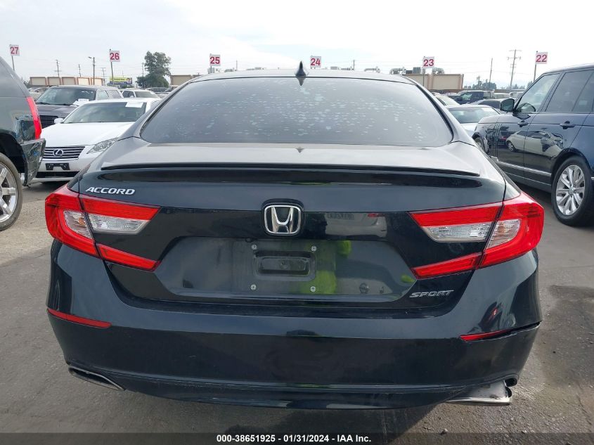 2020 HONDA ACCORD SPORT - 1HGCV1F38LA058119
