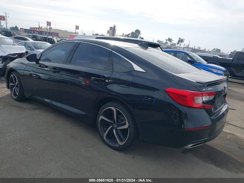 2020 HONDA ACCORD SPORT - 1HGCV1F38LA058119