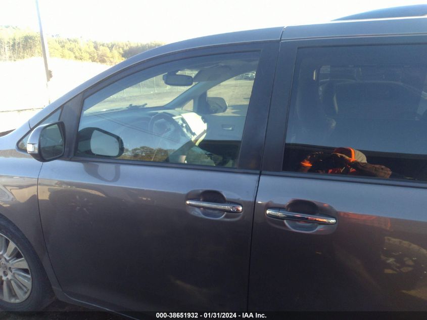 2013 TOYOTA SIENNA LIMITED V6 7 PASSENGER - 5TDYK3DCXDS313918