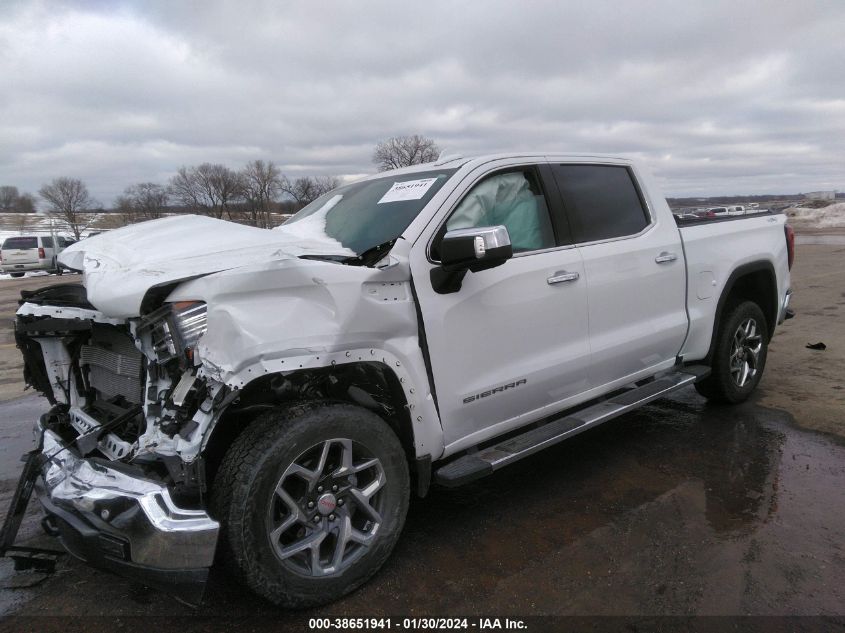 2022 GMC SIERRA 1500 4WD  SHORT BOX SLT - 3GTUUDED4NG667018
