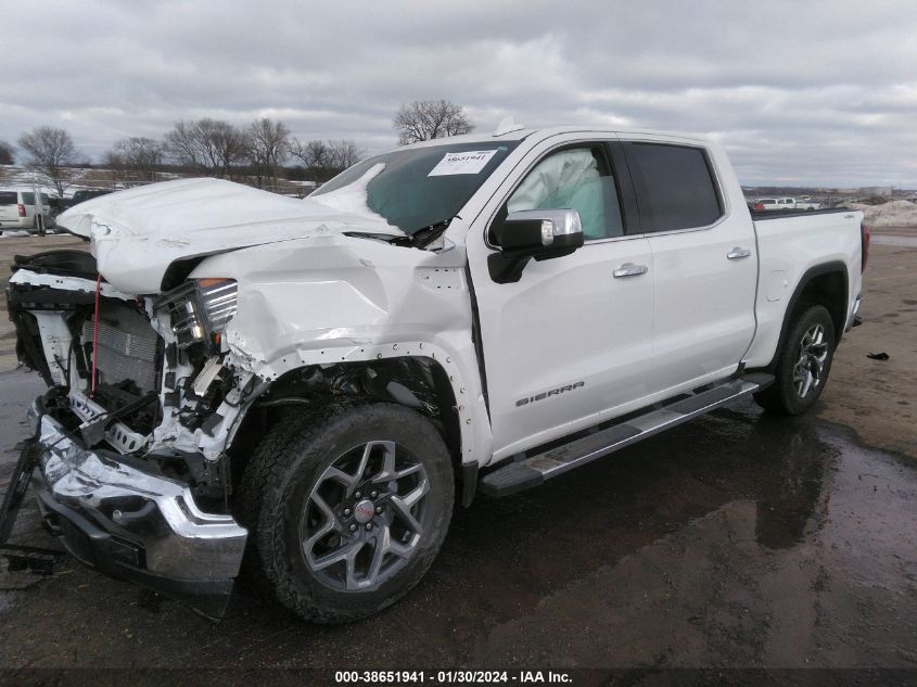 2022 GMC SIERRA 1500 4WD  SHORT BOX SLT - 3GTUUDED4NG667018