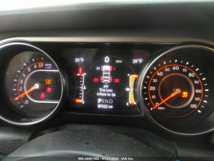 2019 JEEP WRANGLER UNLIMITED SAHARA - 1C4HJXEG1KW552458