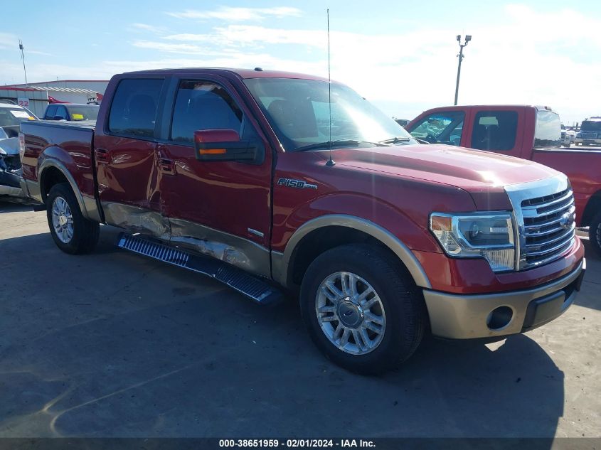 2013 FORD F-150 LARIAT - 1FTFW1CT3DFE03686