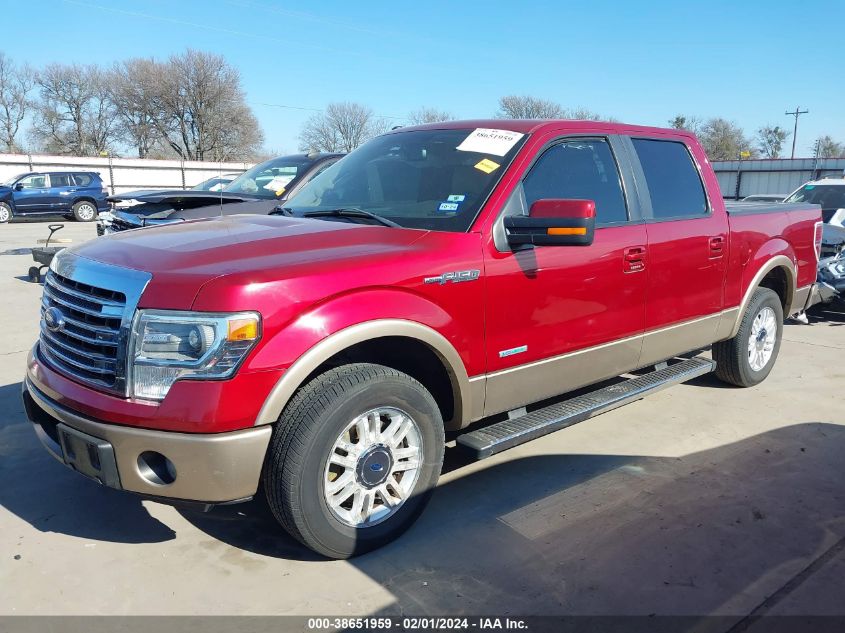 2013 FORD F-150 LARIAT - 1FTFW1CT3DFE03686