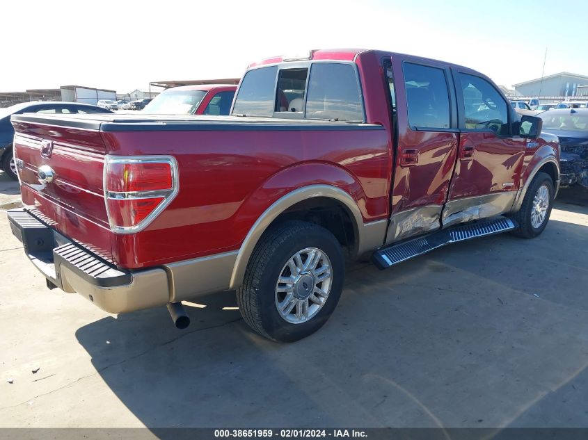 2013 FORD F-150 LARIAT - 1FTFW1CT3DFE03686