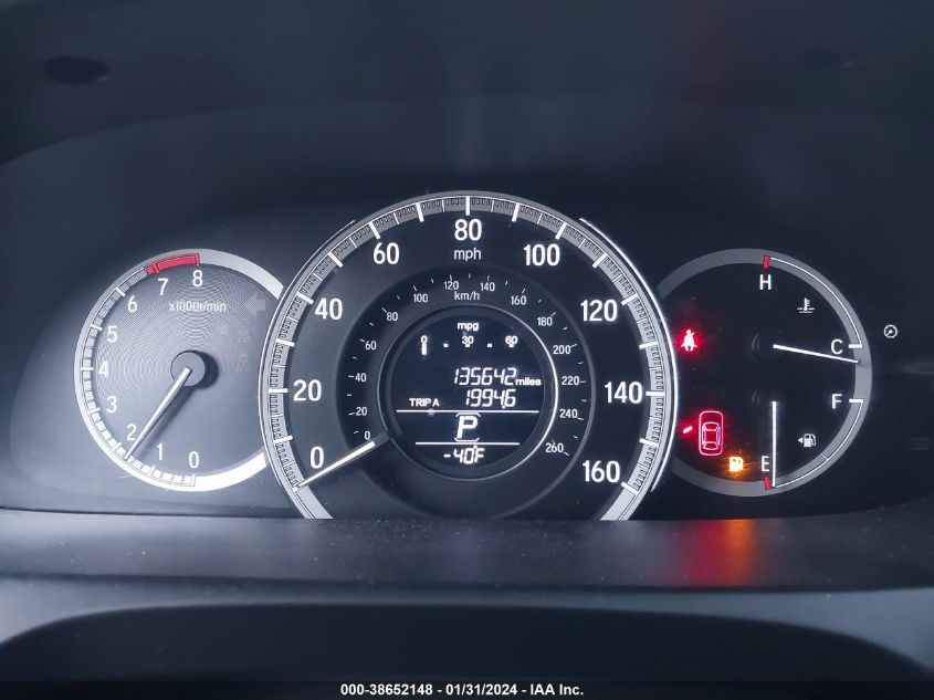 2016 HONDA ACCORD EXL - 1HGCR2F89GA065883