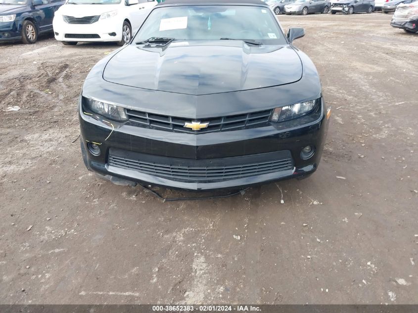 2015 CHEVROLET CAMARO 1LT - 2G1FD3D3XF9263818
