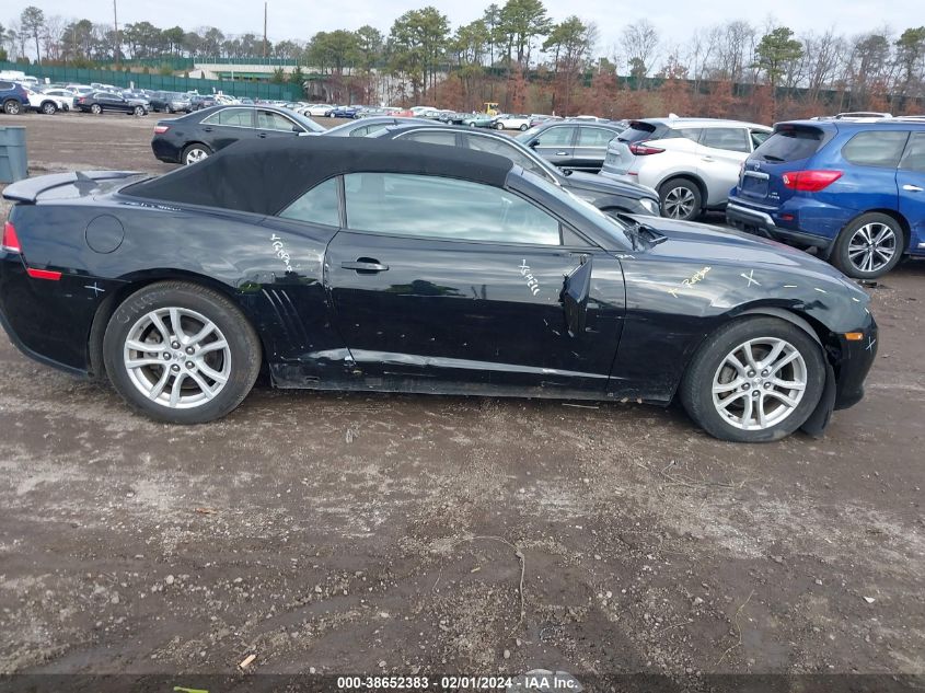2015 CHEVROLET CAMARO 1LT - 2G1FD3D3XF9263818