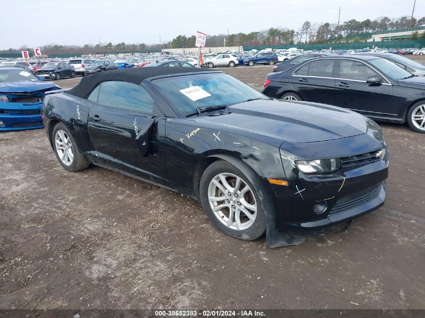 2015 CHEVROLET CAMARO 1LT - 2G1FD3D3XF9263818