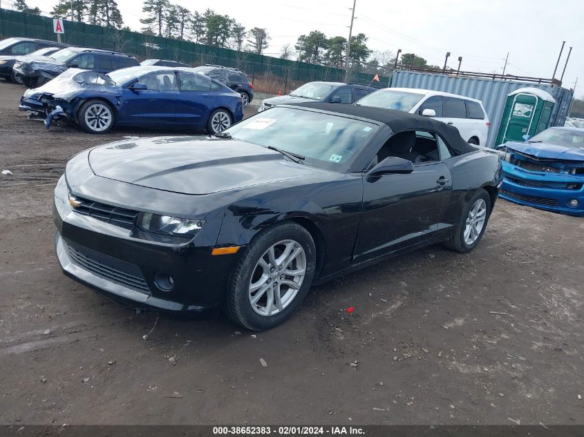 2015 CHEVROLET CAMARO 1LT - 2G1FD3D3XF9263818