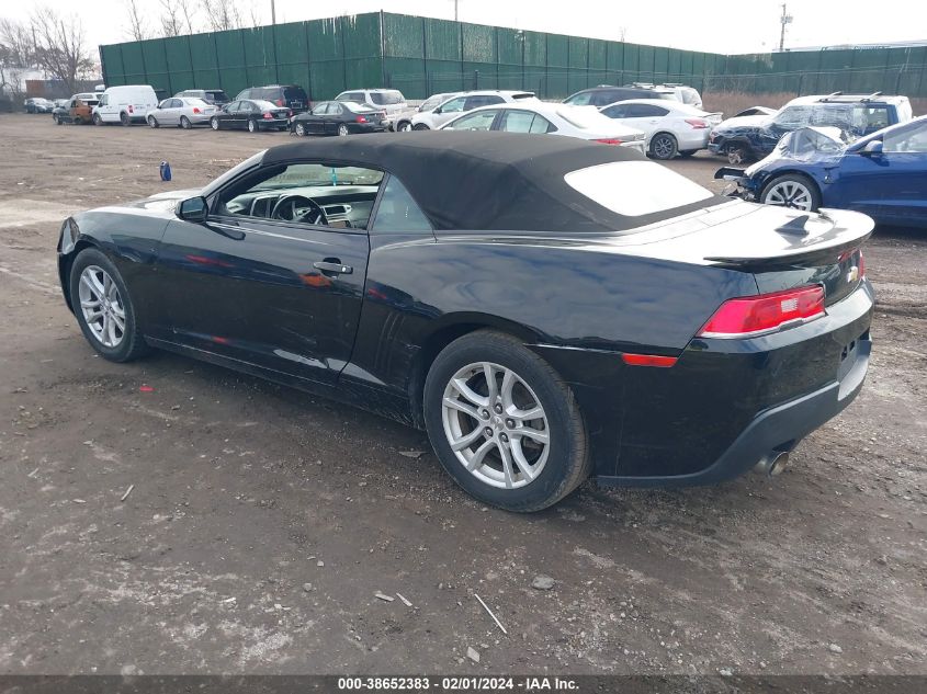 2015 CHEVROLET CAMARO 1LT - 2G1FD3D3XF9263818