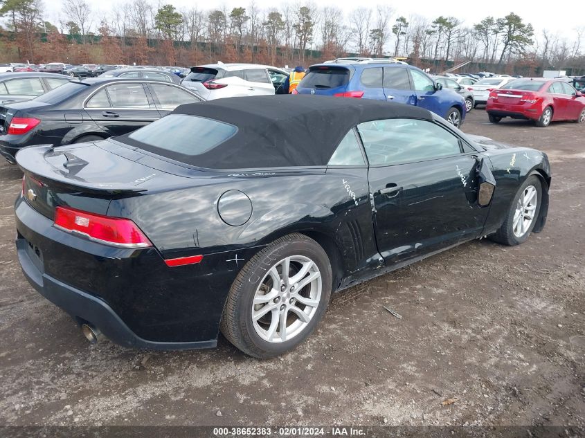 2015 CHEVROLET CAMARO 1LT - 2G1FD3D3XF9263818