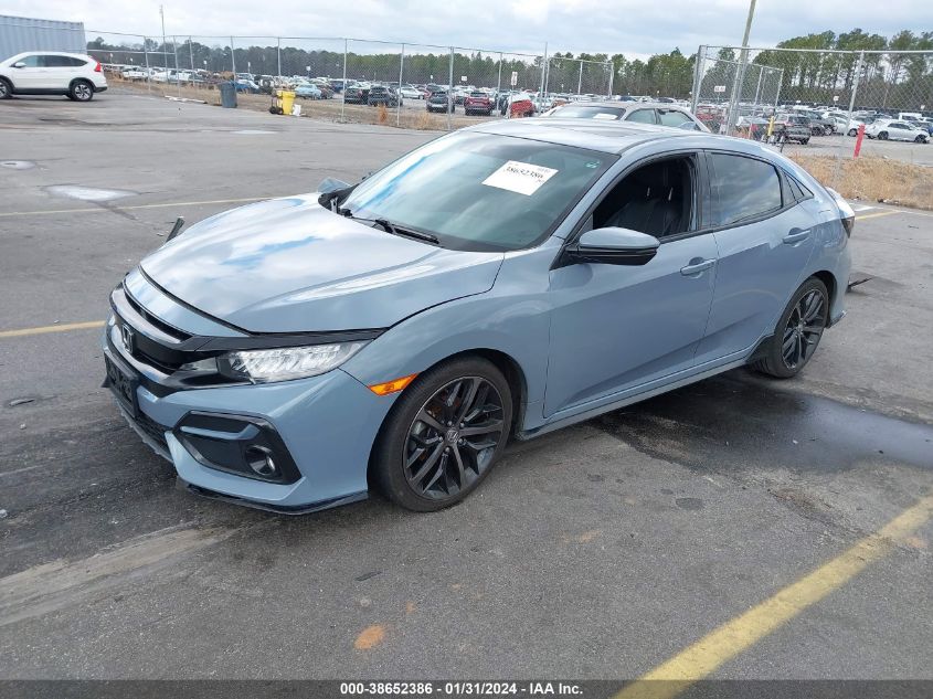 2020 HONDA CIVIC SPORT TOURING - SHHFK7H97LU203925