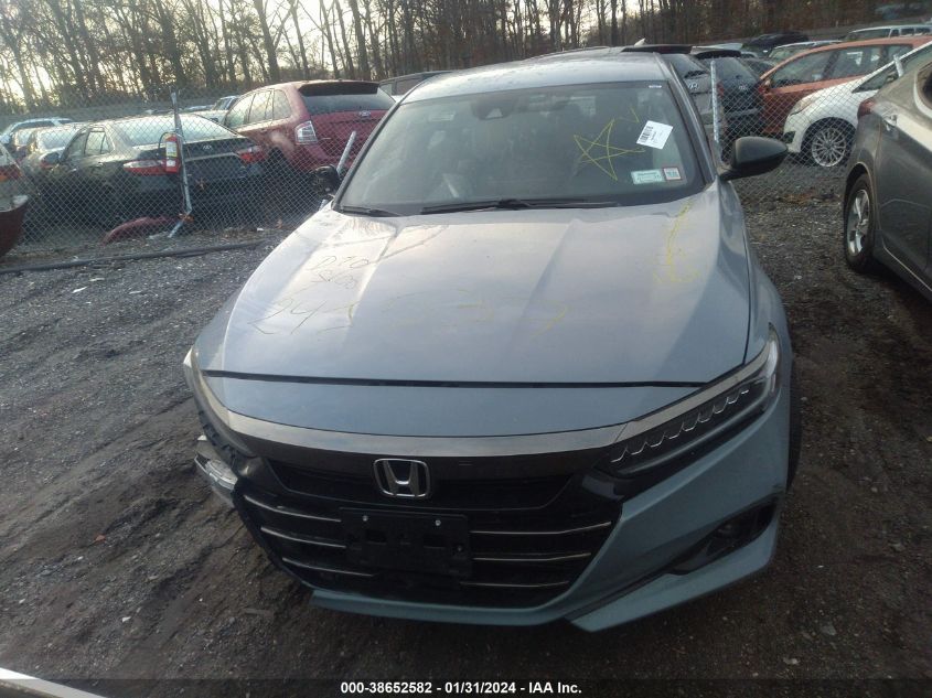 2021 HONDA ACCORD SPORT - 1HGCV1F39MA093608