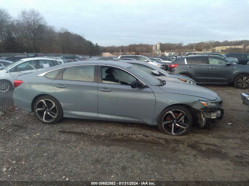 2021 HONDA ACCORD SPORT - 1HGCV1F39MA093608