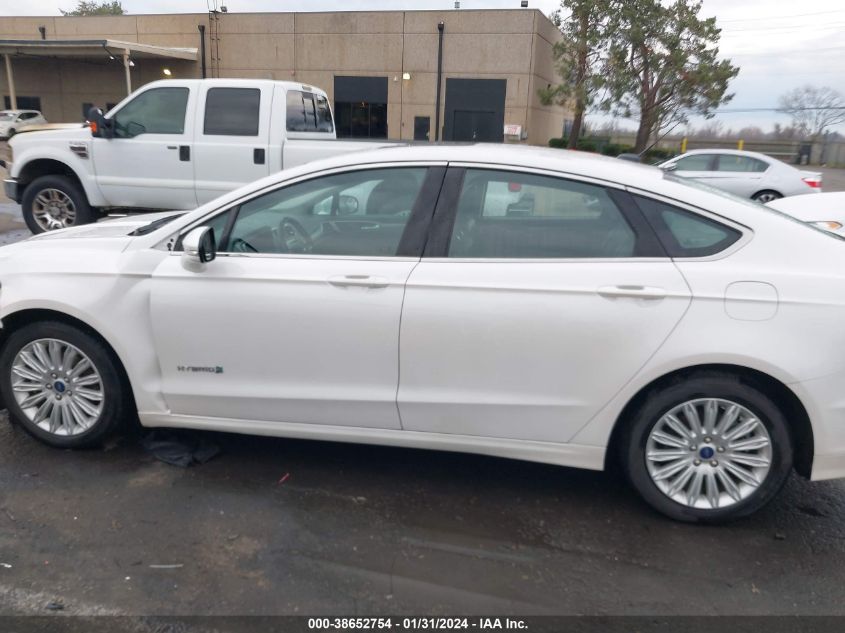 2013 FORD FUSION HYBRID SE - 3FA6P0LUXDR250572