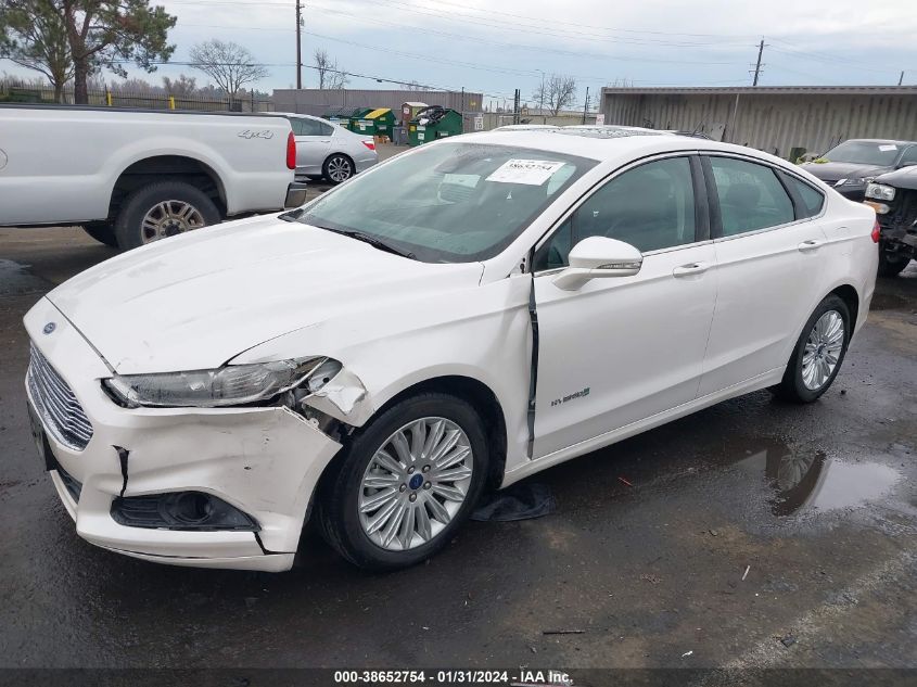 2013 FORD FUSION HYBRID SE - 3FA6P0LUXDR250572