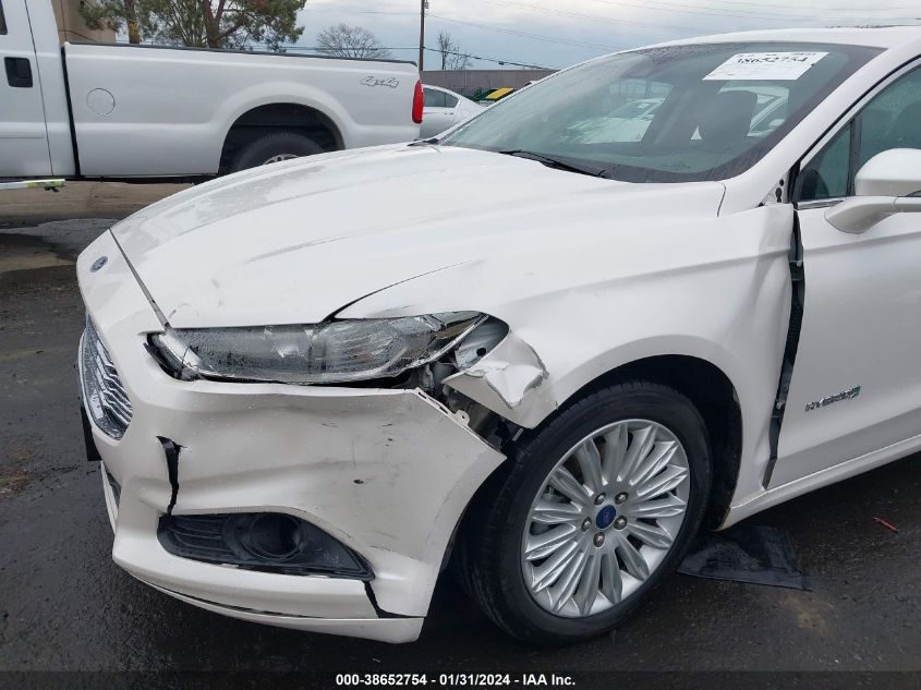 2013 FORD FUSION HYBRID SE - 3FA6P0LUXDR250572