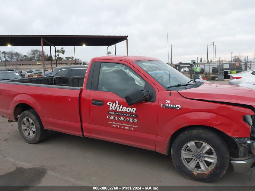 VIN 1FTMF1C59KKE18545 2019 FORD F-150 XL