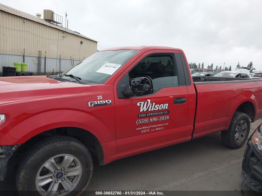 VIN 1FTMF1C59KKE18545 2019 FORD F-150 XL