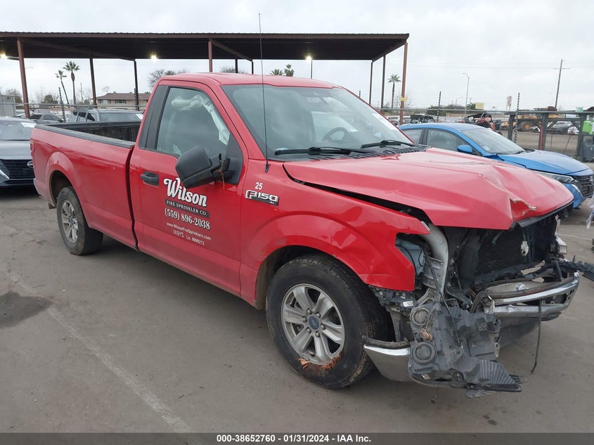 VIN 1FTMF1C59KKE18545 2019 FORD F-150 XL