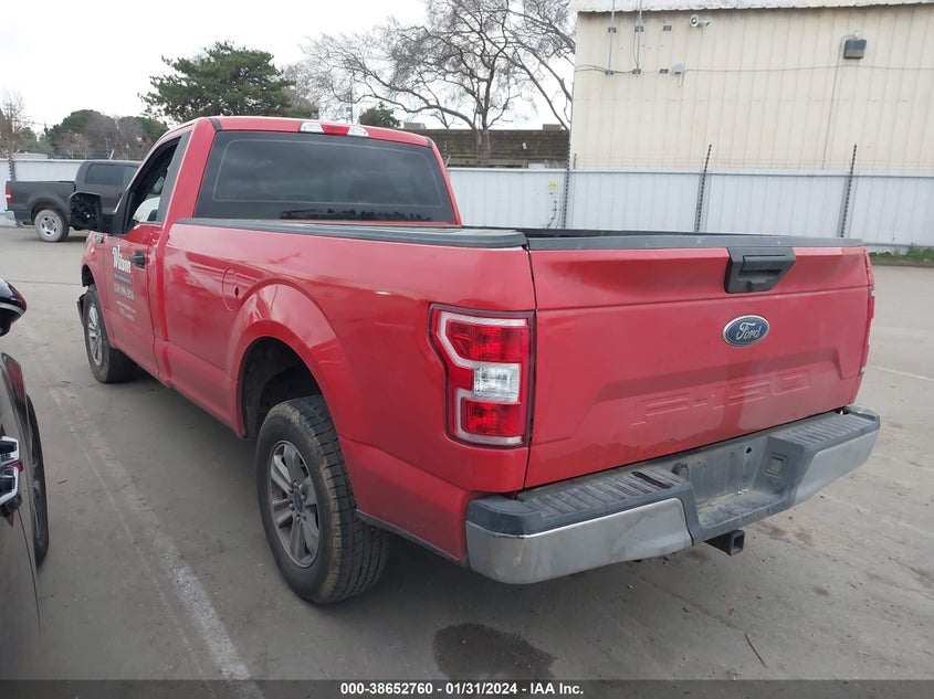 VIN 1FTMF1C59KKE18545 2019 FORD F-150 XL