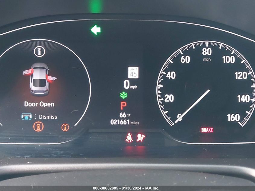 2021 HONDA ACCORD TOURING - 1HGCV2F93MA031499