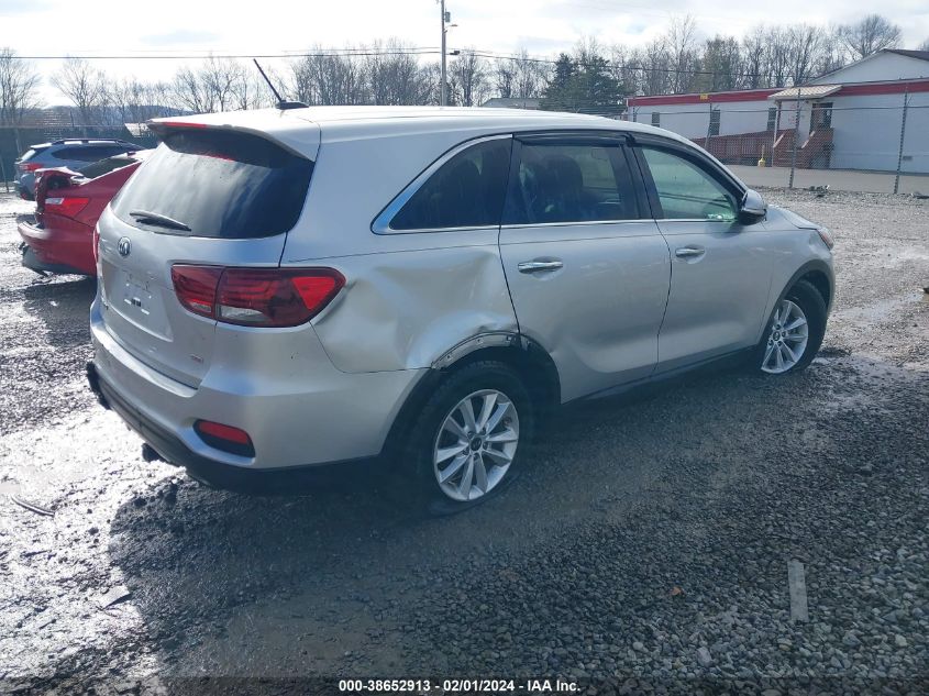 2019 KIA SORENTO 2.4L L - 5XYPG4A36KG585075