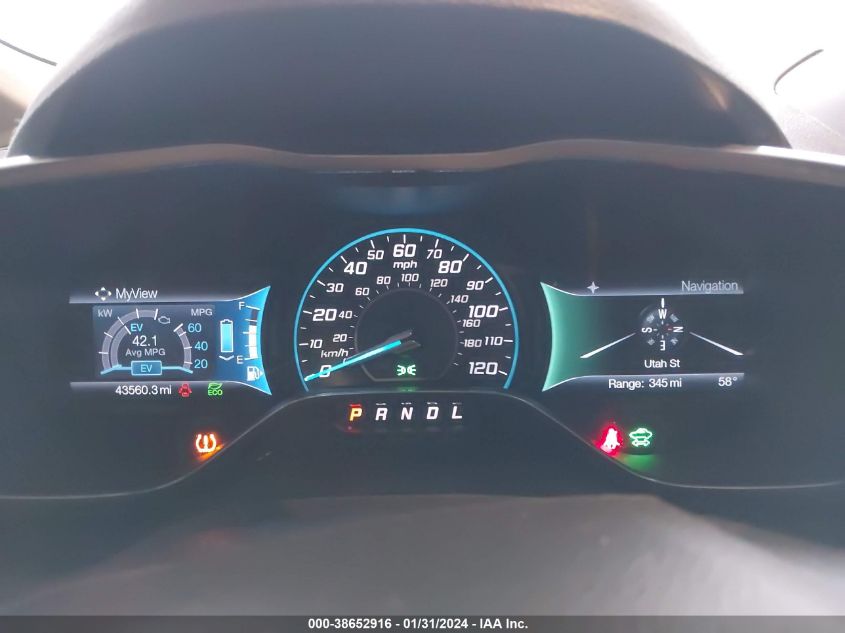 2016 FORD C-MAX HYBRID SE - 1FADP5AU5GL107488
