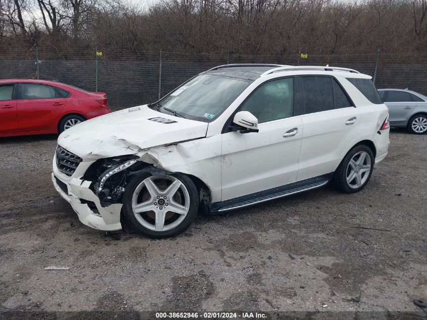 2015 MERCEDES-BENZ ML 400 4MATIC 4JGDA5GB9FA491248