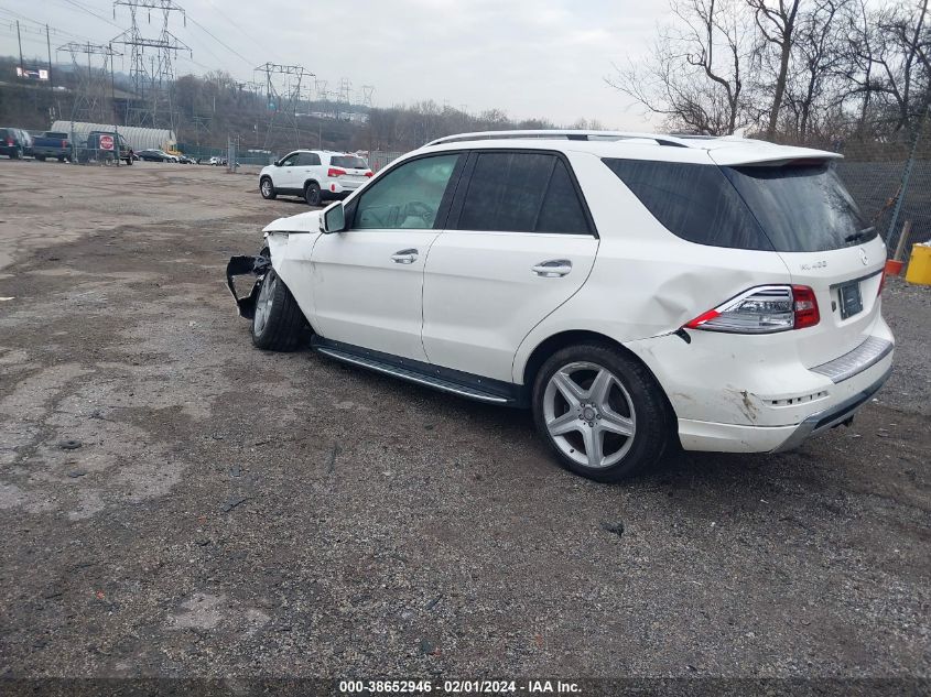 2015 MERCEDES-BENZ ML 400 4MATIC 4JGDA5GB9FA491248