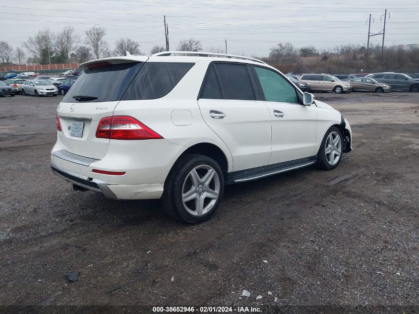 2015 MERCEDES-BENZ ML 400 4MATIC 4JGDA5GB9FA491248