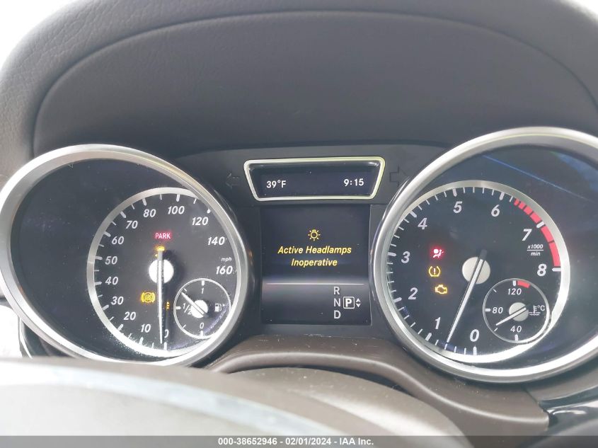 2015 MERCEDES-BENZ ML 400 4MATIC 4JGDA5GB9FA491248