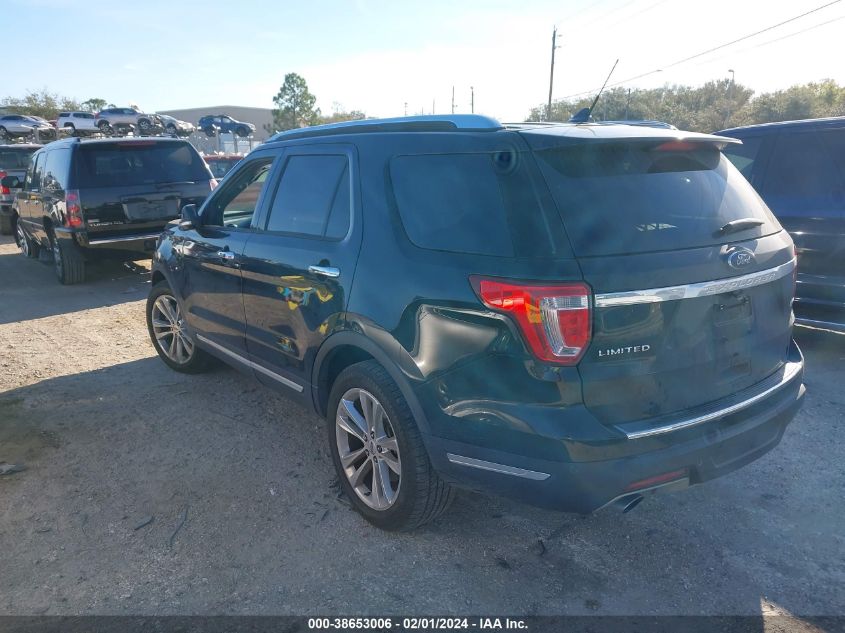 2018 FORD EXPLORER LIMITED - 1FM5K7FH9JGC64053