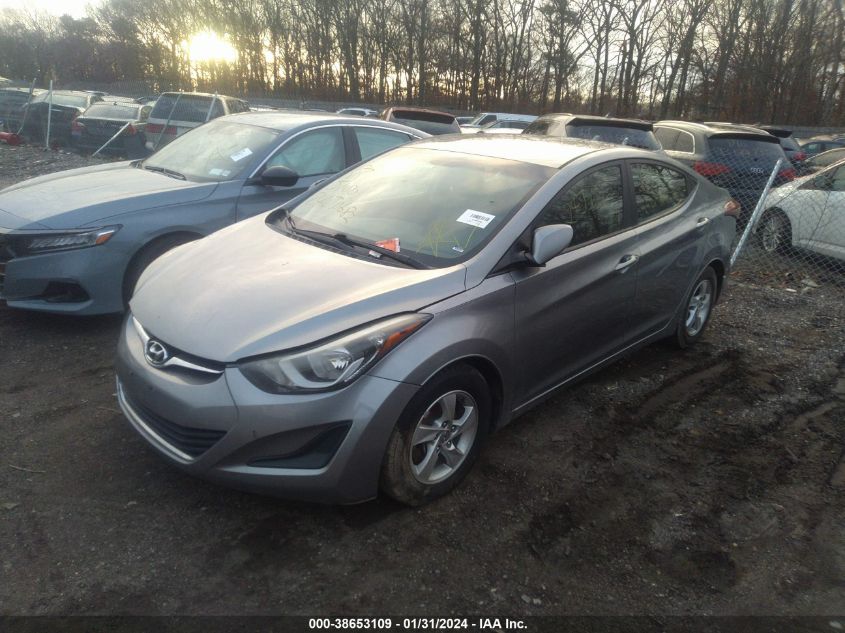 2015 HYUNDAI ELANTRA SE (ULSAN PLANT) - KMHDH4AE0FU444729
