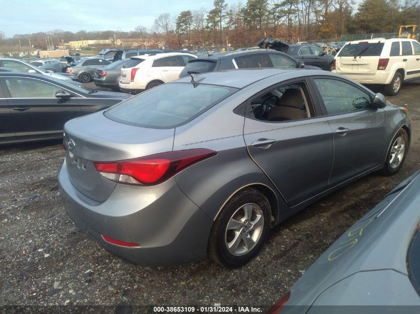 2015 HYUNDAI ELANTRA SE (ULSAN PLANT) - KMHDH4AE0FU444729